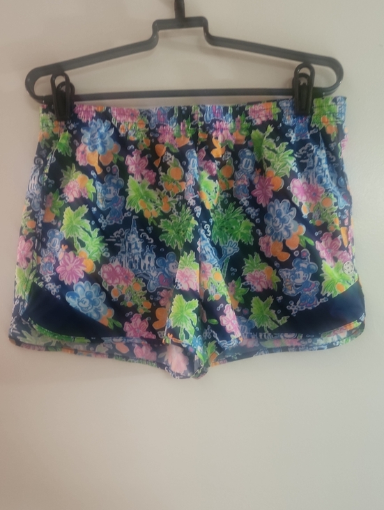 Lilly Pulitzer Pants - Lilly Pulitzer & Disney Ocean Trail Shorts In Aegean Navy Lilly Loves Disney